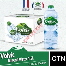 Mineral Water, VOLVIC 1.5L x 12's
