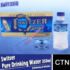 Water, SWITZER Pure Drinking Water 350ml x 24's