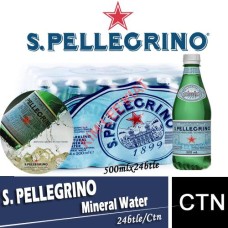 Mineral Water, S. PELLEGRINO 500ml x 24's (Plastic Bottle)