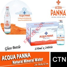 Acqua Panna Natural Mineral Water (250ml x 24's)(Glass Bottle)