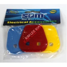 Safety Plug Key 3's/pack (0003C) Assorted Colour