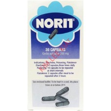 NORIT Carbo Activatus 200mg 30 capsules